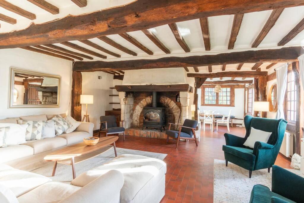 Dream 6-Bedroom Villa With Private Tennis Court Le Tilleul Exterior foto